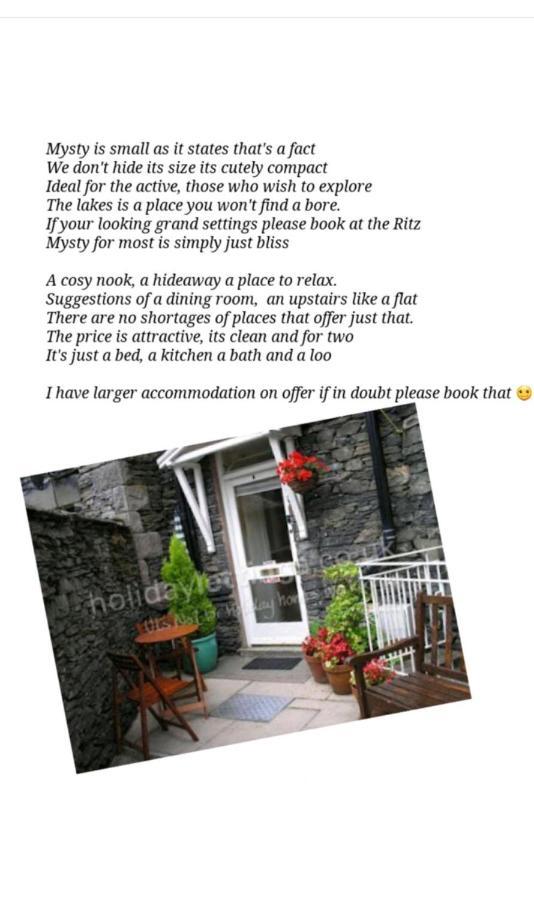 'Mysty' Studio Style Winter Deal On 3 Nights Or More Nov To Mar Windermere Εξωτερικό φωτογραφία